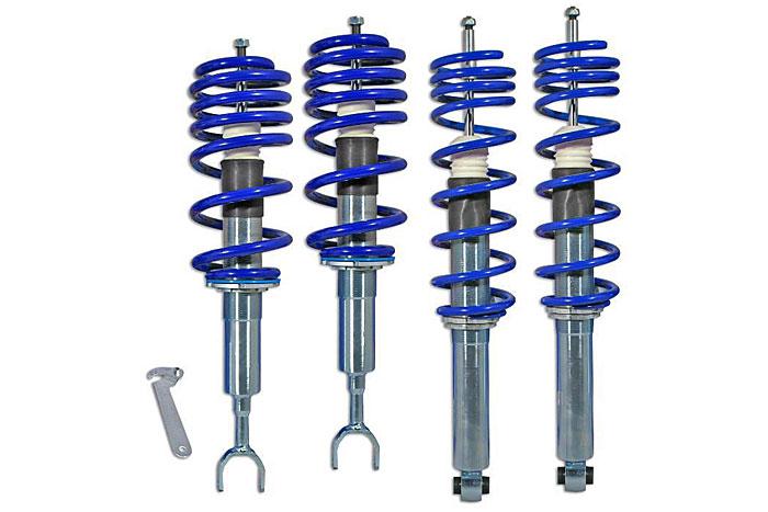 GF150108, Triple-S Schroefset, Audi A4 1.6/ 1.8/ 1.8T/ 1.9Di/ 1.9TDi/ 2.4/ 2.6/ 2.8/ 2.5TDi (incl. Avant) B5 11/1994-09/2001, 1140KG max vooraslast, Niet voor modellen met niveauregeling